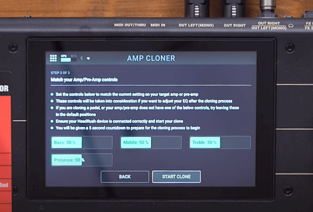 amp clone settings screenshot
